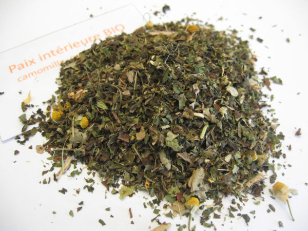 Paix Intérieure BIO - Tisane - Infusion camomille, ortie, mélisse - en aparthé