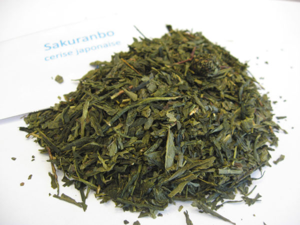 Sakuranbo - Thé vert aromatisé cerise - en aparthé