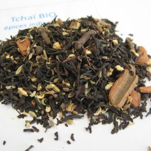 Tchaï BIO - Thé noir aromatisé aux épices - en aparthé