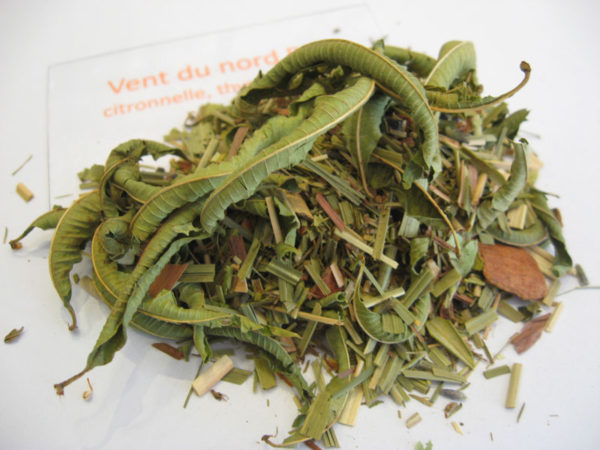 Vent du Nord assimilé BIO - Tisane - Infusion citron/thym/romarin - en aparthé