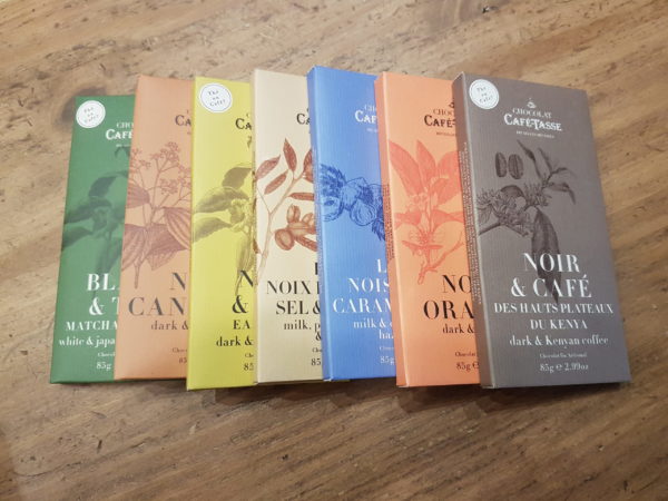 Tablettes de chocolat Café Tasse - en aparthé Lyon - Boutique en ligne