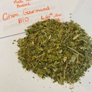 Maté citron gourmand BIO - En aparthé - Lyon