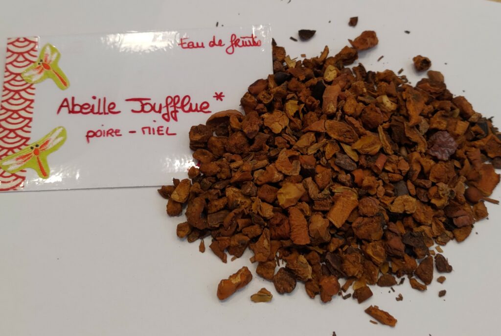 Abeille joufflue - eaux de fruits - en aparthé - lyon - boutique en ligne